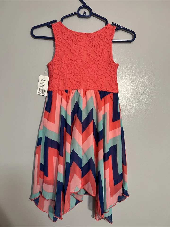 Vestido Pinky Los Angeles para niñas talla 6x Foto 2 de 4