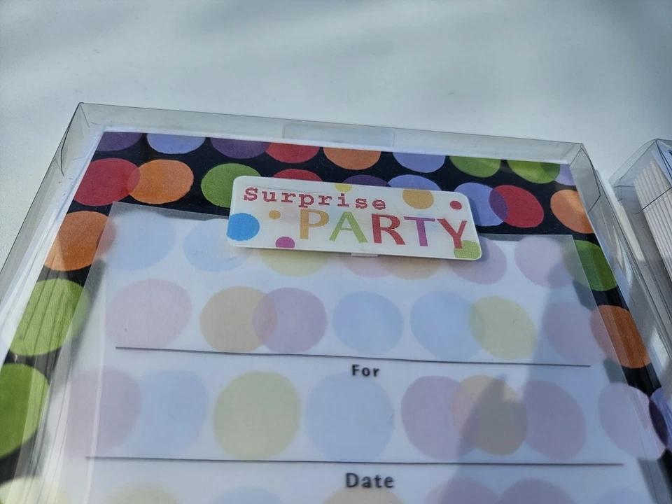 Lot Of 2 - Hallmark party invitations 8pk Total 16 Invitations W/ Envelopes $30  - Image 3 of 4