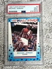 PSA 9 MINT OC BASKETBALL CARD 1989 FLEER STICKER MICHAEL JORDAN ALL- STARS HOF