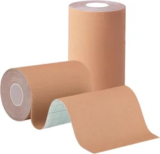 2 Rolls Extra Wide Kinesiology Tape 4In×16.4Ft Original Cotton Waterproof Athlet