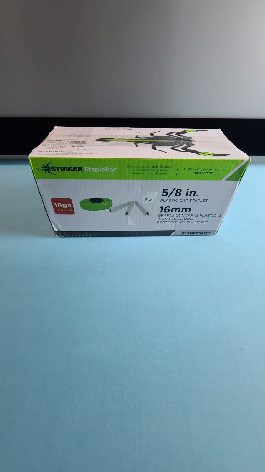 0136420 - Stinger 3/8 Inch Cap Staple Packs (0136420) 2,000 Count
