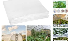 10x35 FT Greenhouse Plastic Sheeting,6 mil Transparent Greenhouse Film, 10×35FT