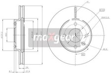 2x New Brake Disc for CHEVROLET:COBALT,AVEO Saloon,SONIC Saloon,AVEO Hatchback