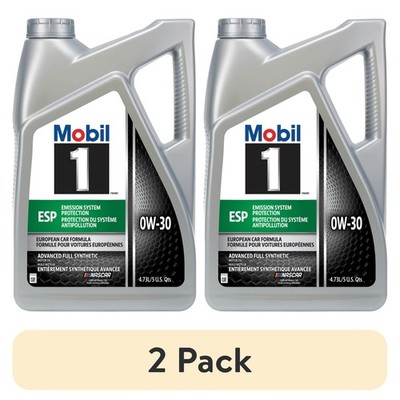 Mobil 1 ESP Full Synthetic 0W-30 Motor Oil 5 Quart - 2 Pack