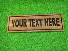 Custom Wooden Sign with Your Text  Personalized Rustic Home Garden Decor Gift