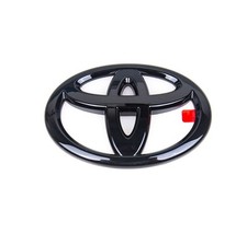 New 2022-25 Toyota Tundra Gloss Blackout Overlay Front Grille Emblems Badge