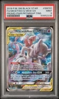 Pokemon Mewtwo & Mew Gx SM Black Star Promo SM191 Power Partnership Tins PSA 9