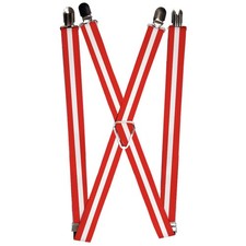 Suspenders - 1.0 - Stripes Red/White/Red ACC NEW