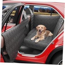 Dog Car Seat Cover for Back Seat- Heavy Duty Waterproof- Hard Bottom Backseat