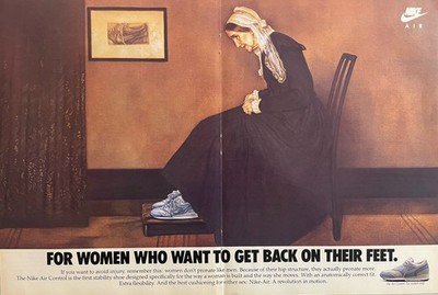 Nike Running Shoe Ad             For Women Who Want To Get Back On Their Feet  3