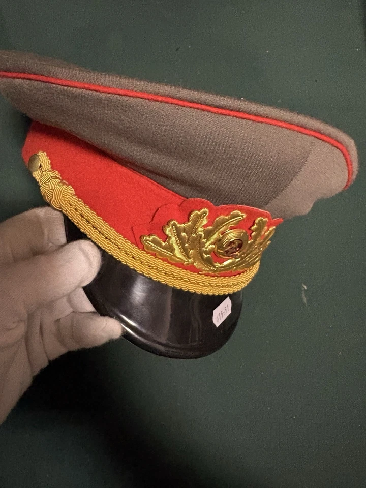 DDR Schirmmütze Für Generale NVA Uniform ￼ Abzeichen Germany  Z75/51 - Bild 3 von 4