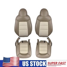 4pcs Front Top Bottom Seat Covers For Ford Expedition Eddie Bauer 2003-2006