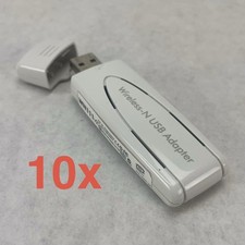 Netgear Wireless-N USB Adapter WN111v2 WHITE Portable Lot of 10 Power Tested