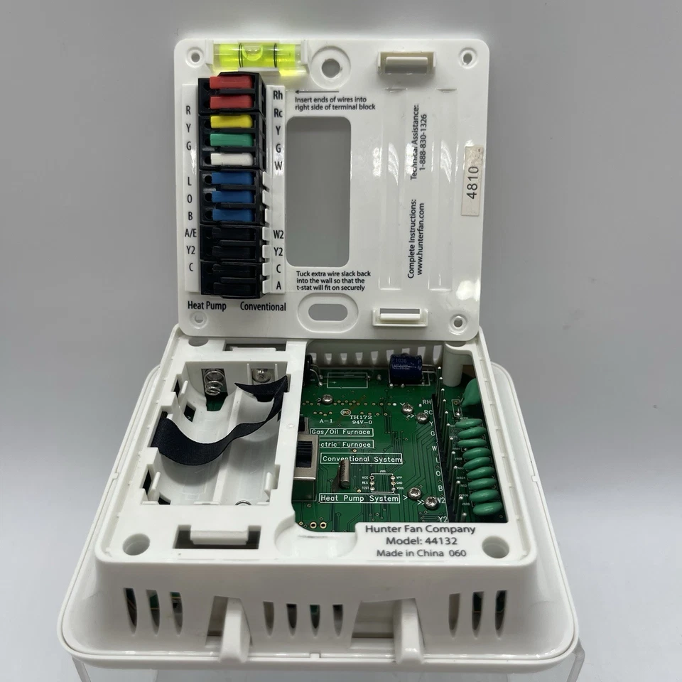 Hunter 44377 Programmable Thermostat Home Comfort Digital 7 Day -Gray Finish - Image 3 of 4