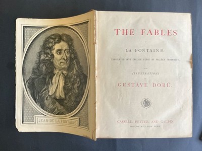 Antiquarian Book - The Fables of La Fontaine - J.LaFontaine - G. Dore  - 1870 c.