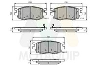 Bremsbelagsatz Scheibenbremse Motaquip LVXL1311 FüR Hyundai I20 1 PB PBT Accent
