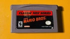 (Tested) Super Mario Bros. Classic NES Series (GBA, 2004) [Cartridge Only]
