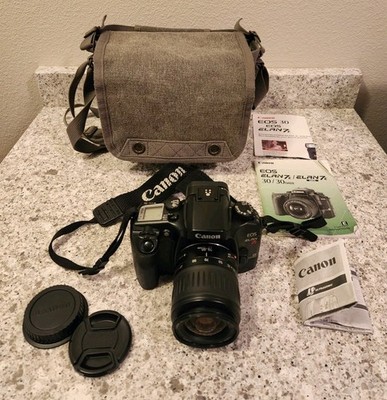 Canon EOS Elan 7E Camera 35mm with 28-90 mm ULTRASONIC lens, tested