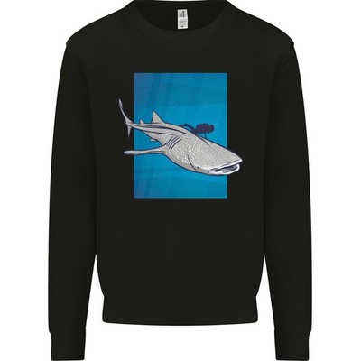 Ein Walhai Und Taucher Kinder Sweatshirt Pullover
