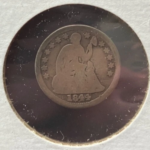 Better Date 1844-O Seated Liberty Half Dime
