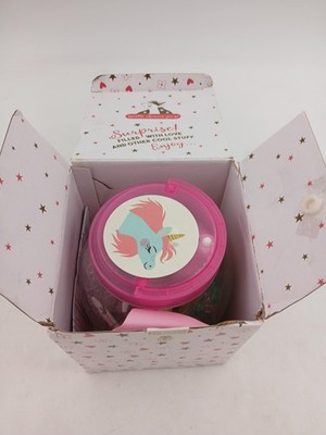 Unicorn Surprise Gift Box Pink Terrarium Kit Light Up Kids Toy Set Cute Fun Play