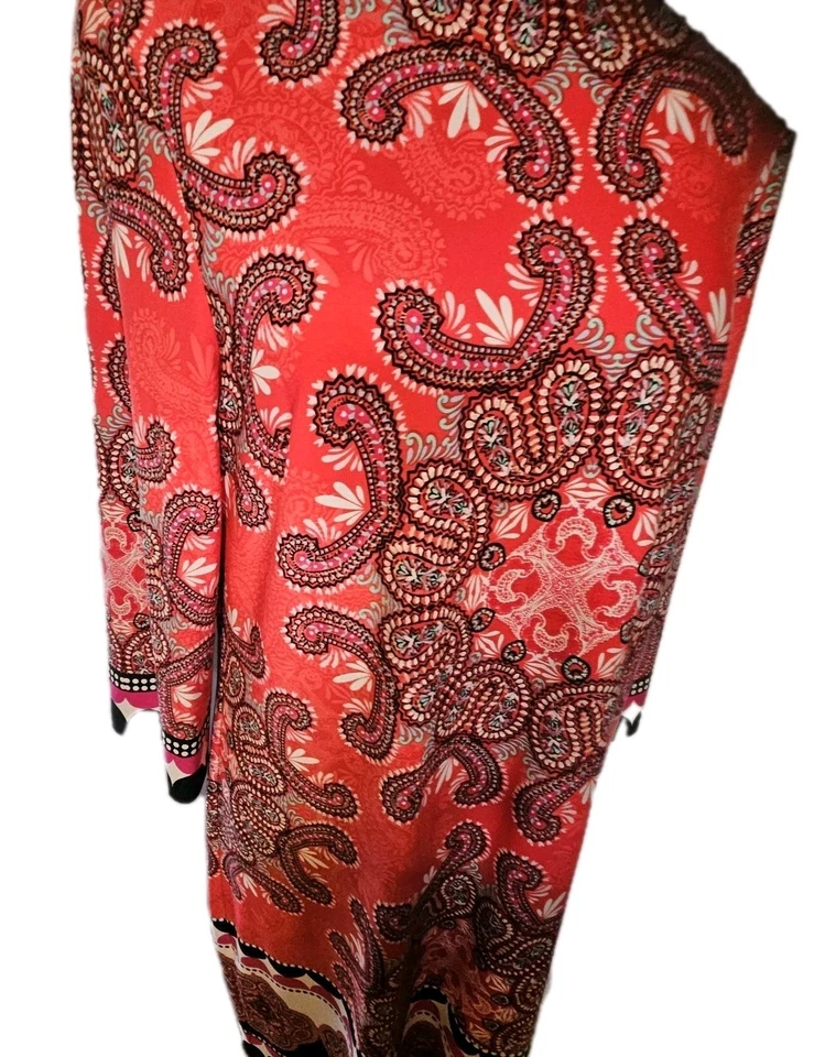 Chicos Medallion Shift Womens Dress SZ 1 Boho,Hippie,Festival,Casual,Workwear  - Image 3 of 4