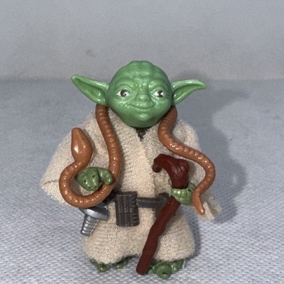 VINTAGE STAR WARS BROWN SNAKE YODA PAC-MAN EYES 1980 KENNER - 100