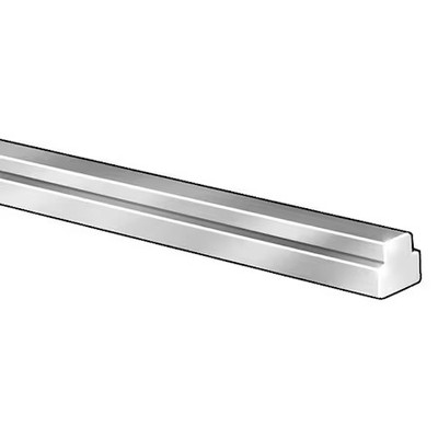 Step Key Stock 2, 5/8 In Top W, 5/16 In Top Step H, 11/16 In Bottom W, 1/4 In