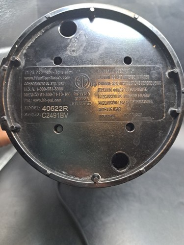 Cavo Alimentazione Hamilton Beach Per Percolatore Caffè Modello 40622R, 2 Pin, 3 Piedi, Usato