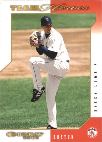 2003 Donruss Team Heroes Derek Lowe #86 card