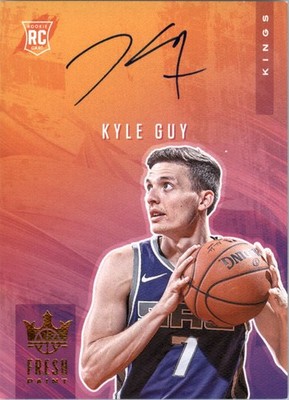 2019-20 Court Kings Fresh Paint Autographs #26 Kyle Guy Auto /149 - BSK