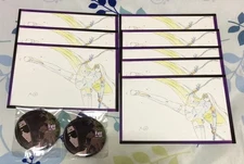 Fate/stay night HF Rider Postcard & Badge Set ufotable LE MIB