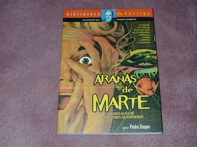 Aranas de Marte, book by Pedro Duque, from Spain, Free Shipping USA