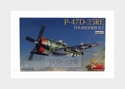 1:48 MINIART Republic Aviation P-47D 25Re Military Airplane 1942 Kit MA48009 Mod