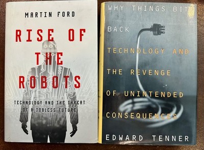 Technology: Robots and Unintended Consequences (2 Books,  Hard Cover)