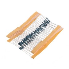 100 Pcs 1k ohm 1/4W Metal Film Resistor 1kohm 0.25W 1% For