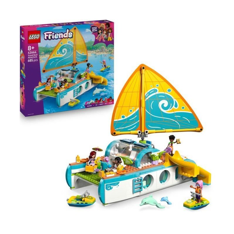 LEGO Friends 42664 L'Aventure en Bateau pour s'amuser l'après-midi