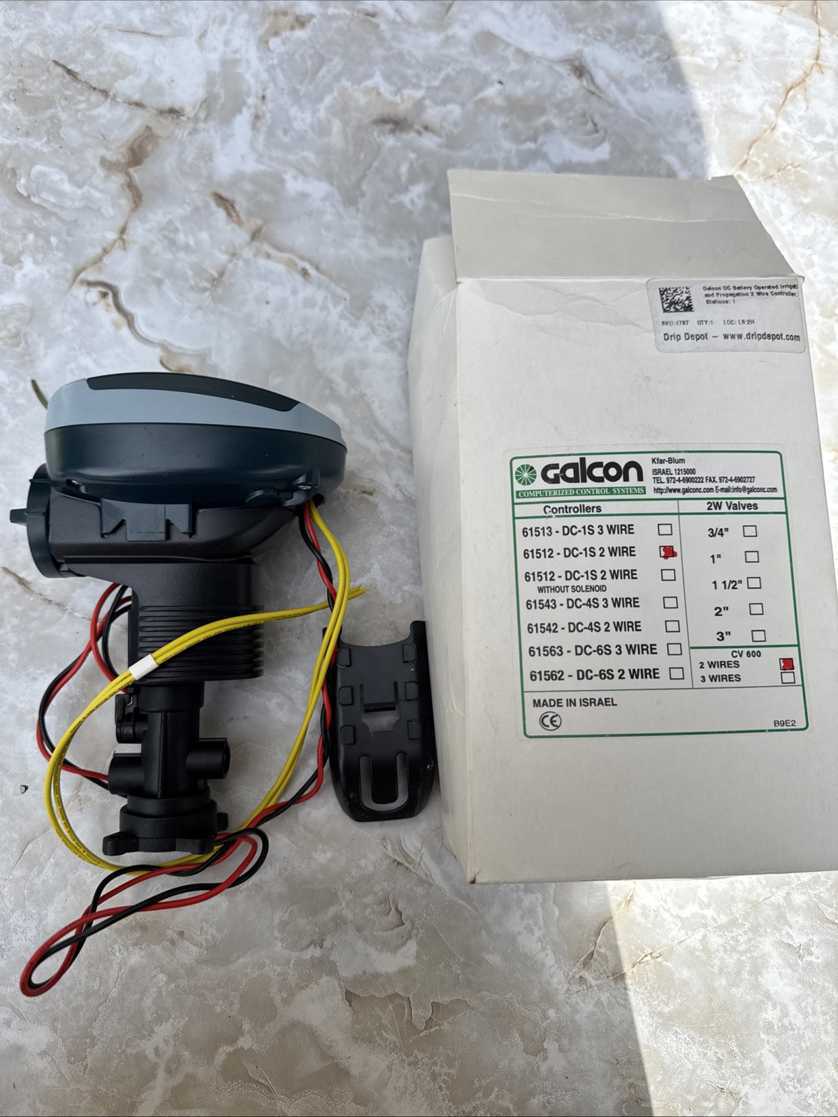 New Galcon   Irrigation Sprinkler Computerized Control Valve System