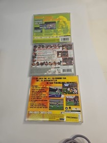 SEGA Dreamcast LOT Console 6 Controllers 3 Memory Cards 3 Games TESTED Working!