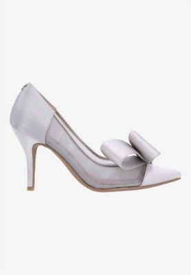 J. Renee Women's Olene Slip On Pumps Gray Multi Satin/mesh