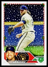 Corbin Burnes 2023 Topps Holiday #H112 Milwaukee Brewers
