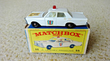 Matchbox Lesney RW No. 55 Police Car in OVP