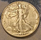 1945-P WALKING CIRCULATED NICE LIBERTY HALF DOLLAR SALE FREE SHIPPING