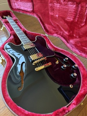 2022 Gibson ES-345 Gloss Limited Edition - Ebony Black