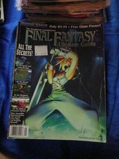 FINAL FANTASY VII 7 Ultimate Guide Versus Poster Included Very Good Shape