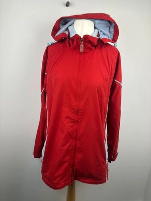 Regatta waterproof raincoat women s size 12 red hood