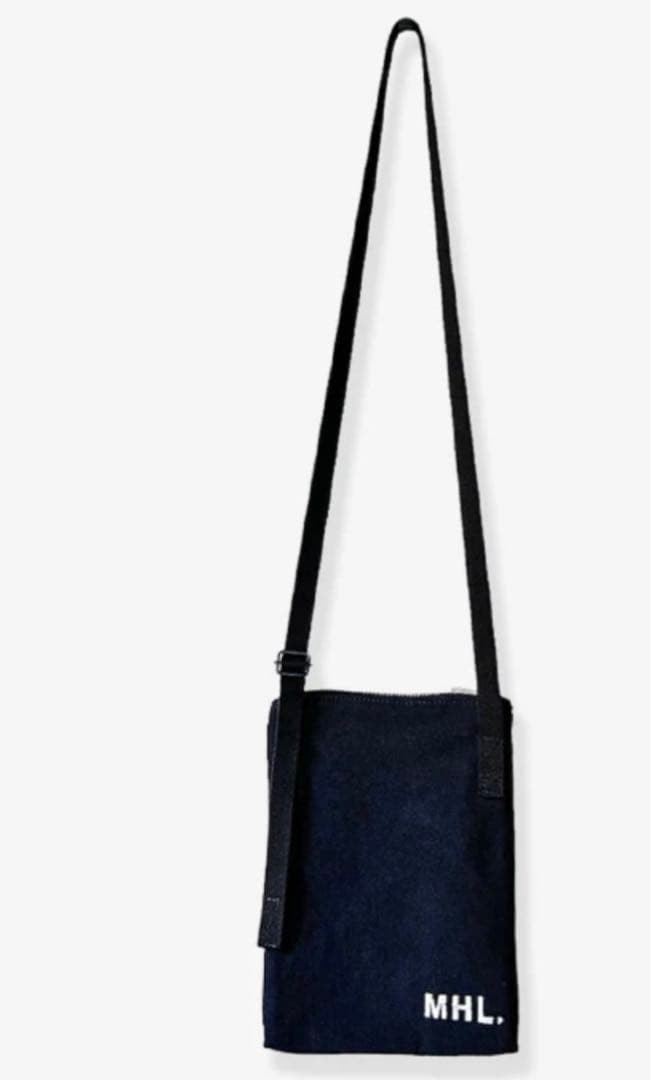 Margaret Howell Cotton Canvas Pouch Bag Black Unused Japan Made