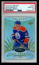 2014-15 Upper Deck Trilogy Rookie Premieres PSA10 Leon Draisaitl. Rookie 107/199