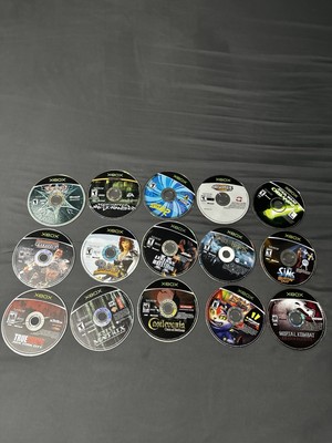Microsoft Original Xbox Video Game Bundle Lot of 15 Discs Only - Untested