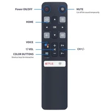 Replacement Voice remote For TCL Audroid Google TV with Alexa Voice Assista